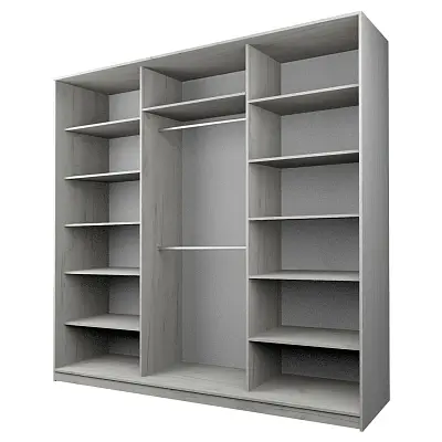 картинка Шкаф-купе 3-х дверный МАКС с зеркалом по центру от магазина КУПИ КУПЕ